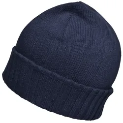 Strickmütze "MB7979" Melange Basic - navy