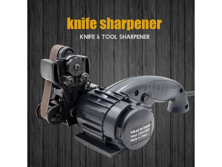 LIHUACHEN M2 aiguiseur de couteaux électrique professionnel avec affûteur Kit de ceintures de remplacement cuisine affûtage meuleuse couteaux
