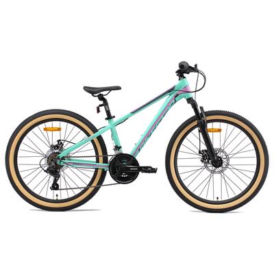 Jugendfahrrad BIKESTAR Gr. 32, grün, Fahrräder, Kinder, 32cm, 24 Zoll (60,96cm)