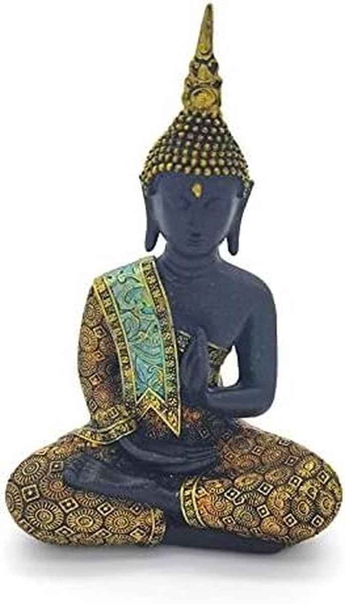 Handgemaakt Groen Buddha Beeld voor Zen Decoratie