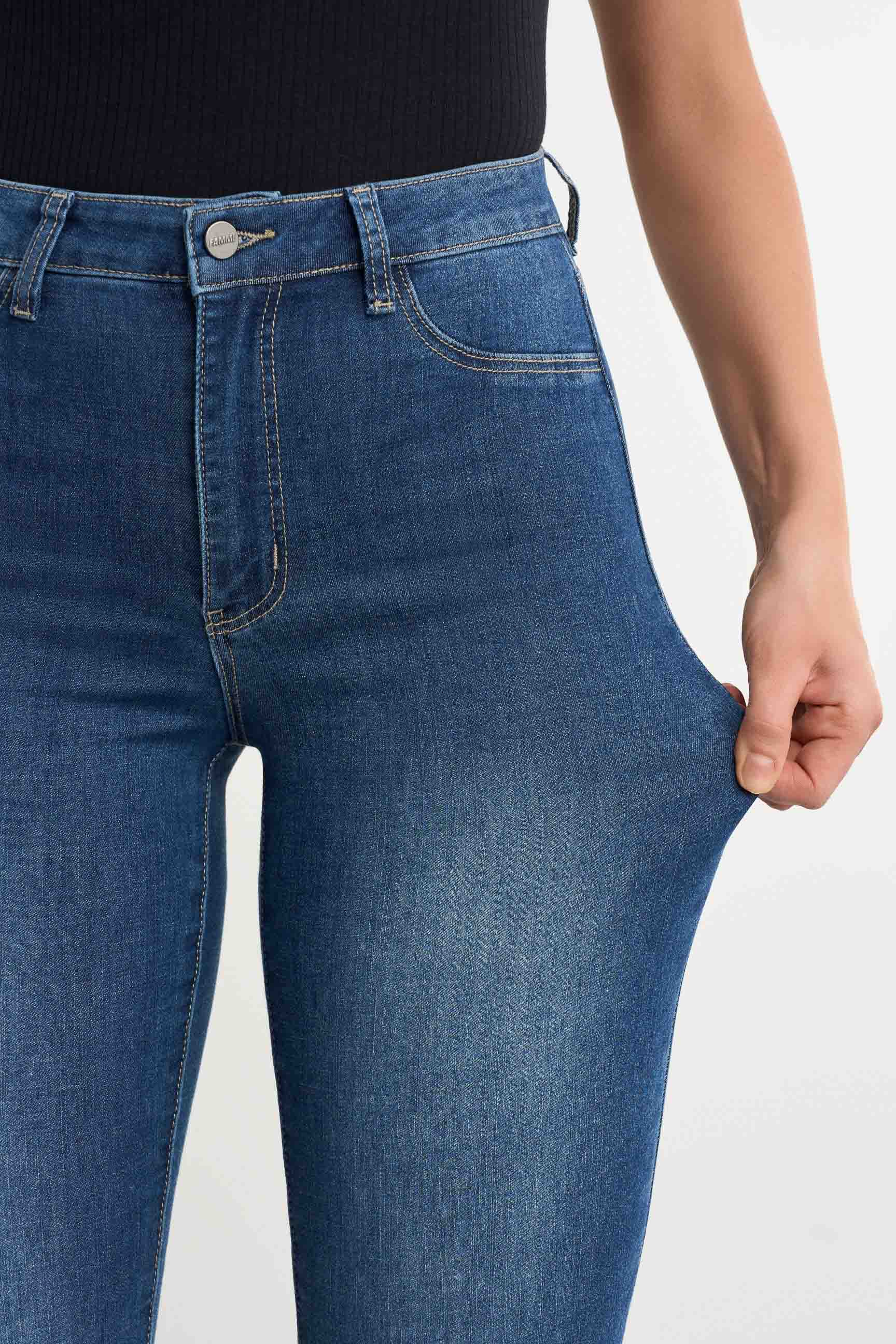 Famme Flare Jeans Black S