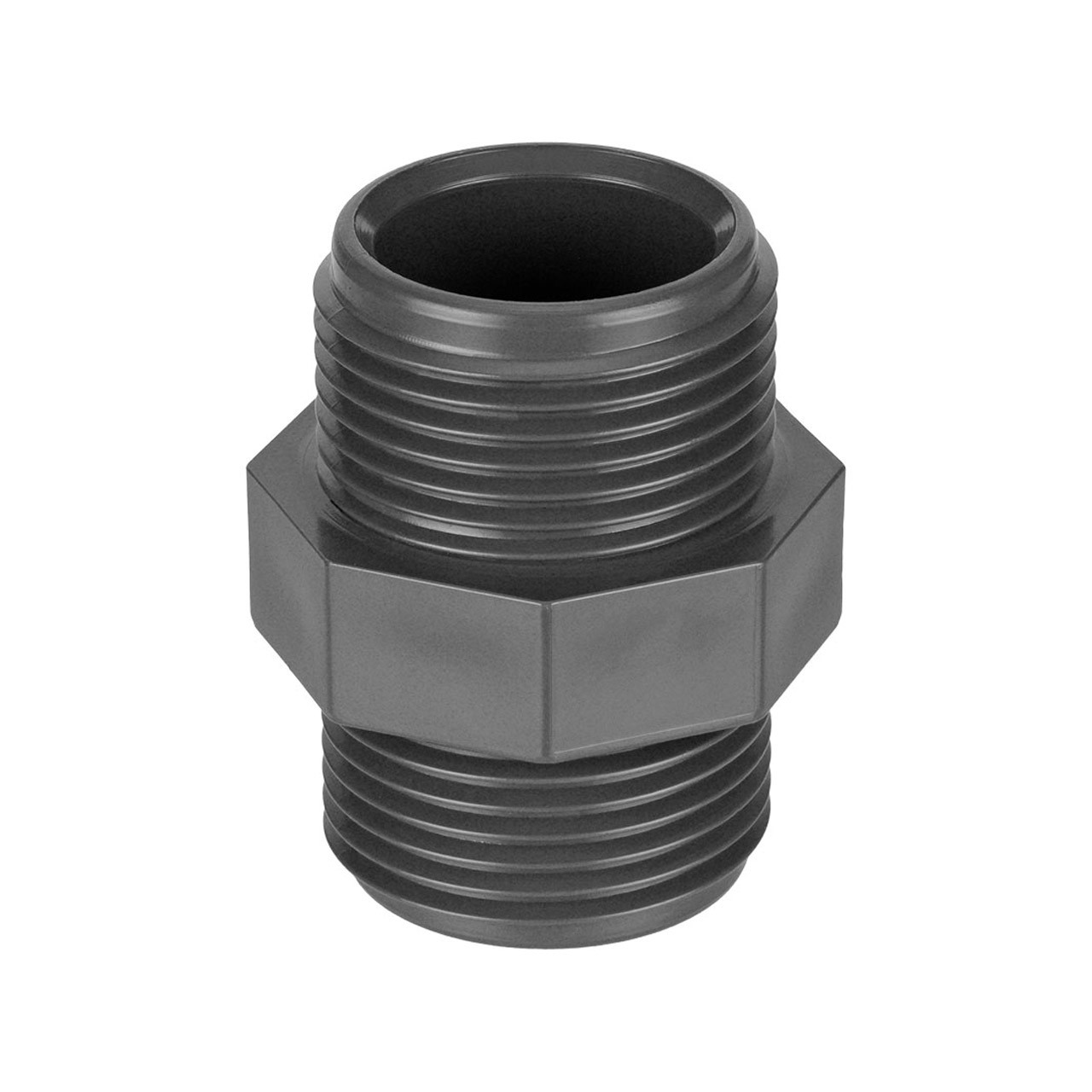 REKUBIK PVC-U Doppelnippel 2x Außengewinde 4" AG x 4" AG 7204110