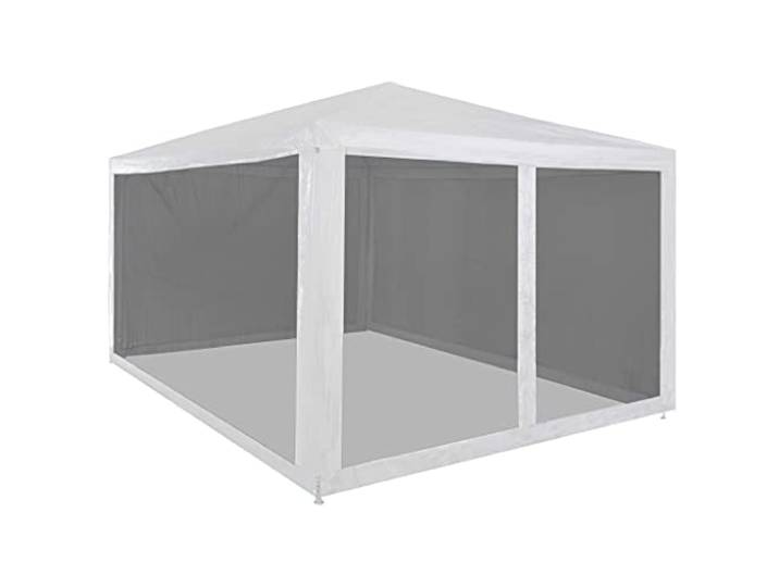 vidaXL Partytent met 4 mesh zijwanden 4x3 m