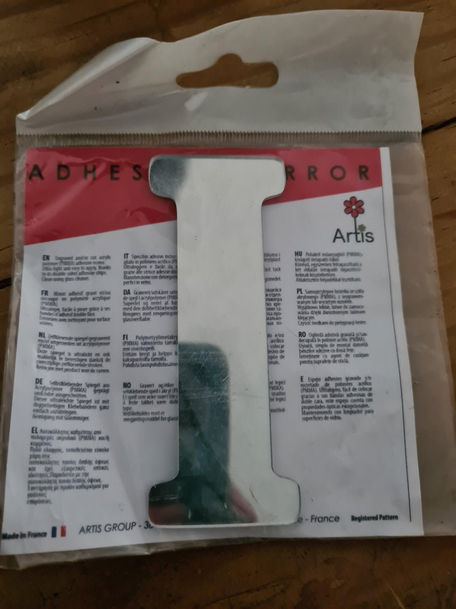 Artis Zelfklevende Spiegel Letter I
