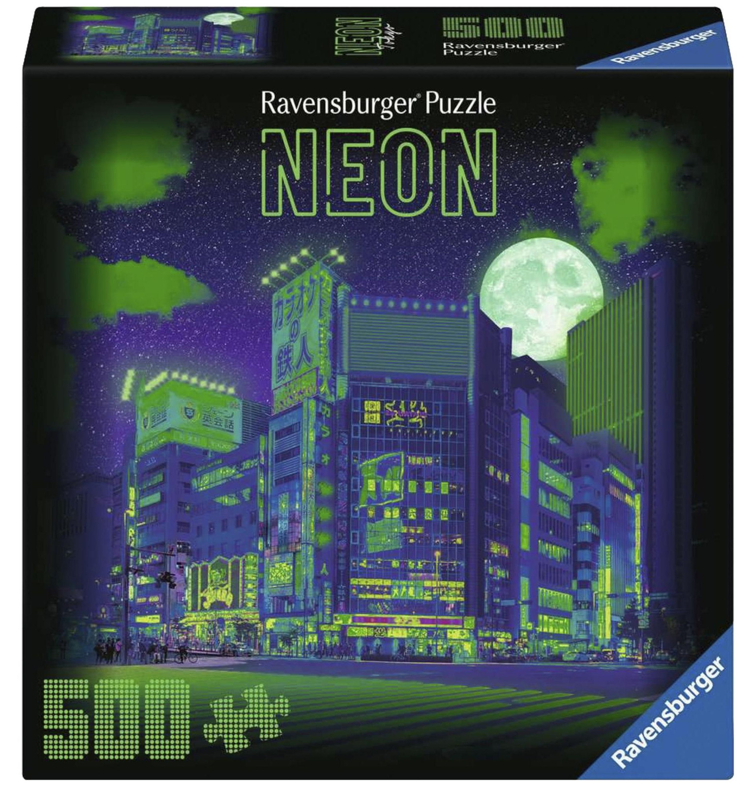 Ravensburger Neon Puzzel Tokio - 500 stukjes