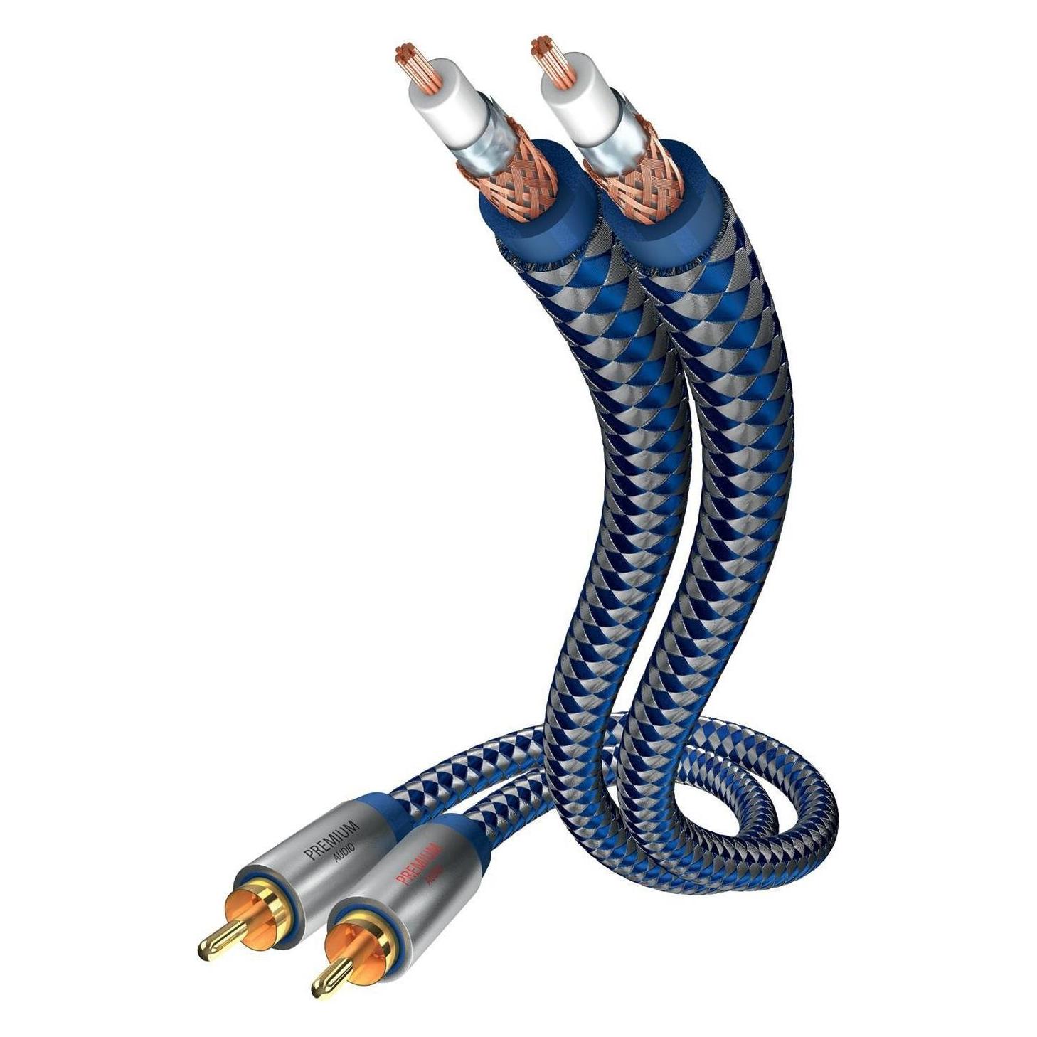 Inakustik Premium Stereo-Verbindung (0.75 m, Cinch Kabel) (00404007)