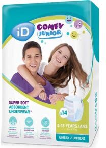 Ontex ID Pañal Id Comfy Junior Pants 8-15Años 14U
