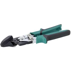 Bahco, Bolzenschneider + Seitenschneider, Durchlaufschere Rechtsschnitt mit höherer Kraft durch Hebelübersetzung und grünen Griffen 250 mm (250 mm)