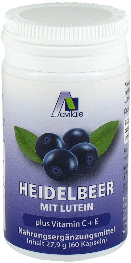 Heidelbeer Kapseln + Lutein + Vitamine c+e