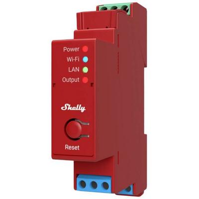 Shelly Pro 1PM Hutschienenrelais Bluetooth, Wi-Fi