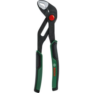 Bosch Wasserpumpenzange 1600A039HU, mit Druckknopf-Einstellung, Mehrkomponentengriffe, 180 x 47 mm