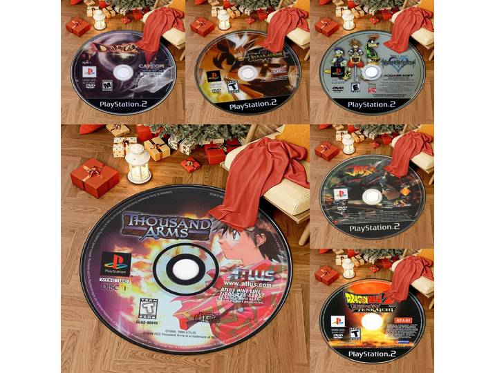 Anime CD Records salon tapis créatif circulaire tapis siège panier coussin thème décor tapis de sol salle de jeu tapis rond