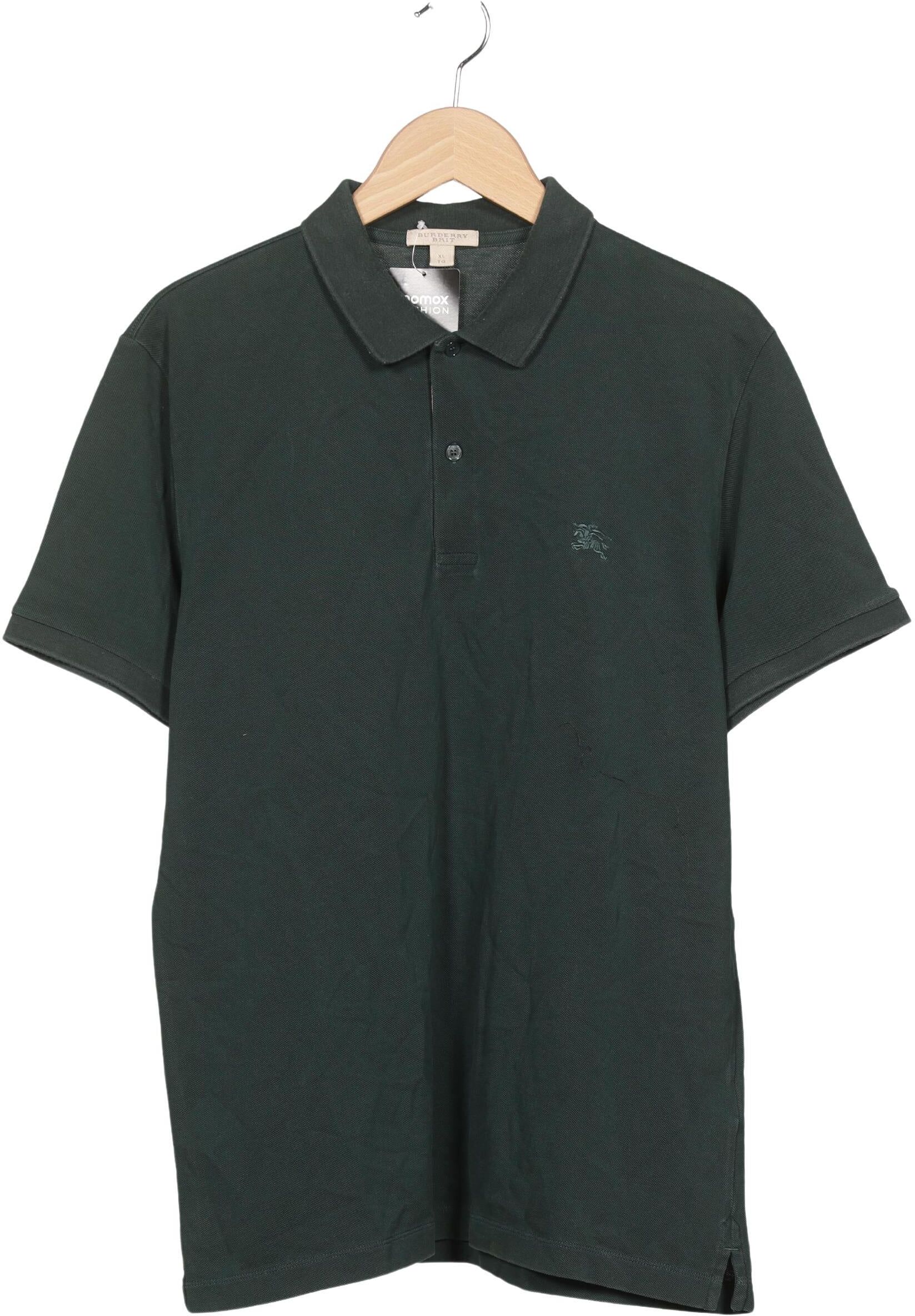 Burberry Herren Poloshirt, Grün, Gr. XL, Baumwolle - Second Hand