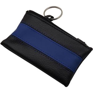 Böttcher-AG Schlüsseltasche 3039, schwarz / blau, aus Kunstleder