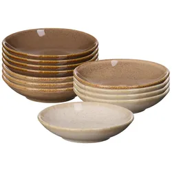Ritzenhoff & Breker Sahara Dipschalen, Schüssel + Schale, Braun