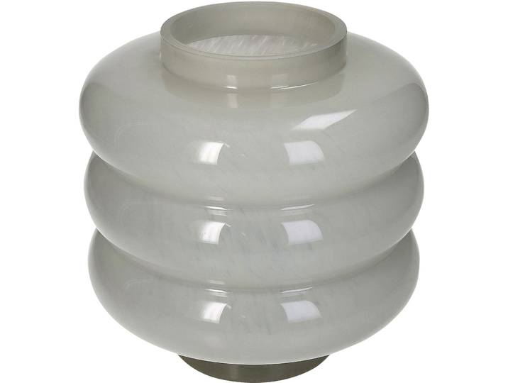 Vase Sarah - Farbe: hellgrau - Material: Glas - 131