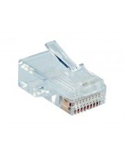 InLine Modular Plug 10P10C for Crimping Western Jack to Ribbon Cable Netzwerkanschluss RJ-45 10-polig M Packung mit 10 (73011)