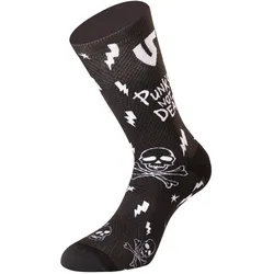 Under Shield, Unisex, Sportsocken, PUNK'S NOT DEAD Schwarze Sportsocken (42 - 46), Schwarz