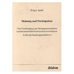 Meinung und Partizipation, Fachbücher von Holger Späth