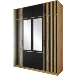 KLEIDERSCHRANK Bali Lux D4 mit Schrankaufsatz