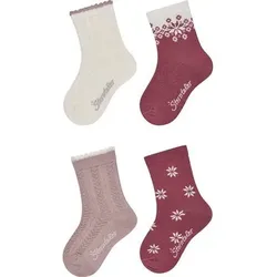 STERNTALER Socken 4er-Pack Struktur, Größe 30 in Beige Beige