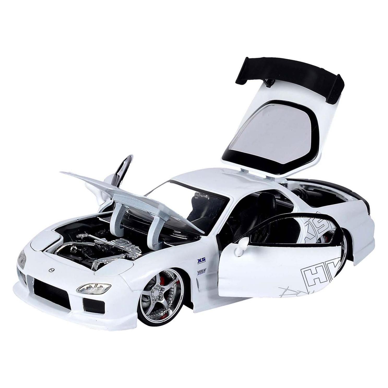 Jada Toys Fast & Furious 1:24 1992 Mazda RX-7 Die-cast Car, Toys for Kids and Adults (9332607314R00)