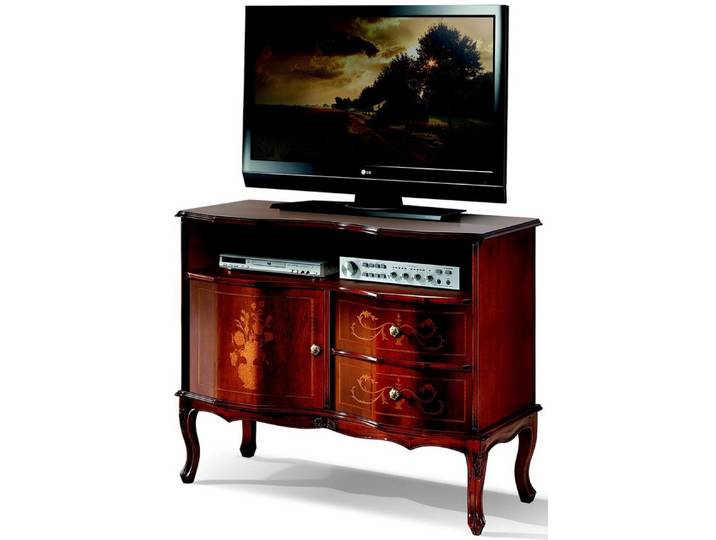 Xlmoebel TV-Board Italienisches TV-Board aus Holz mit elegantem Design und Stauraum (TV-Board, Kommode-033), Hergestellt in Europa