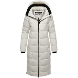 MARIKOO Damen Winter Jacke Stepp Parka Mantel Anorak Winterjacke warm gefüttert Hoher Rippstrickkragen Kapuze Lanitaa