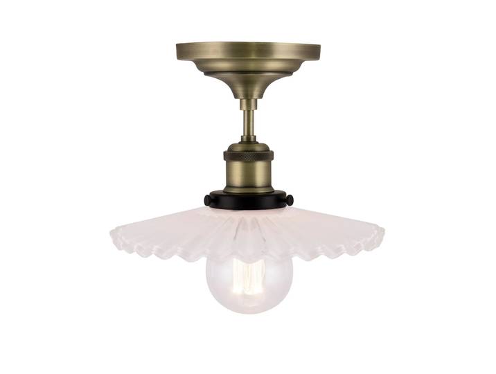 Globen Lighting Plafonnier Cobbler 25 cm Blanc