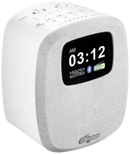 Sangean DCR-83 Tischradio DAB+, UKW AUX, Bluetooth, USB Akku-Ladefunktion, Weckfunktion Weiß