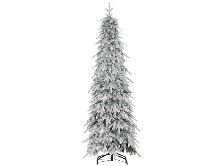 Homcom Weihnachtsbaum Stahl PE Grün, Kunststoff, 180 cm, Dekoration, Weihnachtsdekoration, Christbäume & Zubehör