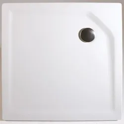 Breuer  Duschwanne  Classic  Line  extra  flach  -  Quadratduschwanne  aus  durchgefärbtem  Sanitär-Acryl