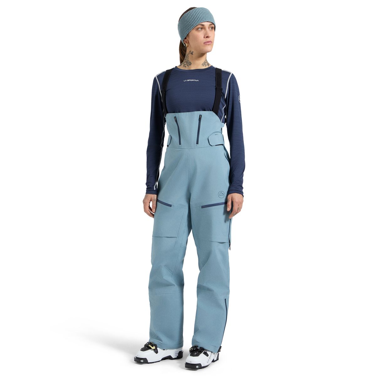 La Sportiva Sender GTX Performance Bib Pants Women limestone/night sky (B53B46) XS ZAMP070B53B46XS