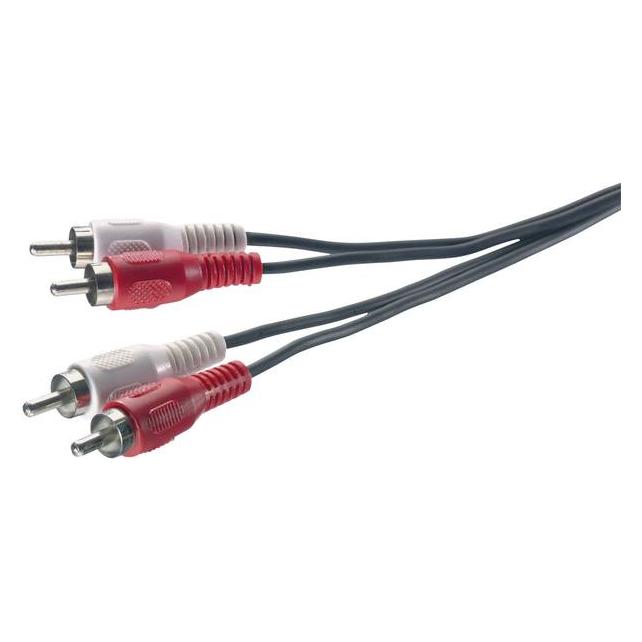 SpeaKa Professional SpeaKa Cinch Anschlusskabel 2xCinch-Stecker 2xCinch-Stecker 1.5 m (1.50 m, Cinch Kabel) (SP-1300364)