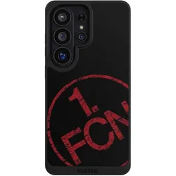 Nivocase Handyhülle für Samsung Galaxy S26 Ultra Hülle NIVOpure Case Schwarz 1. FCN Fanartikel Textur (Samsung Galaxy S26 Ultra), Smartphone Hülle, Schwarz