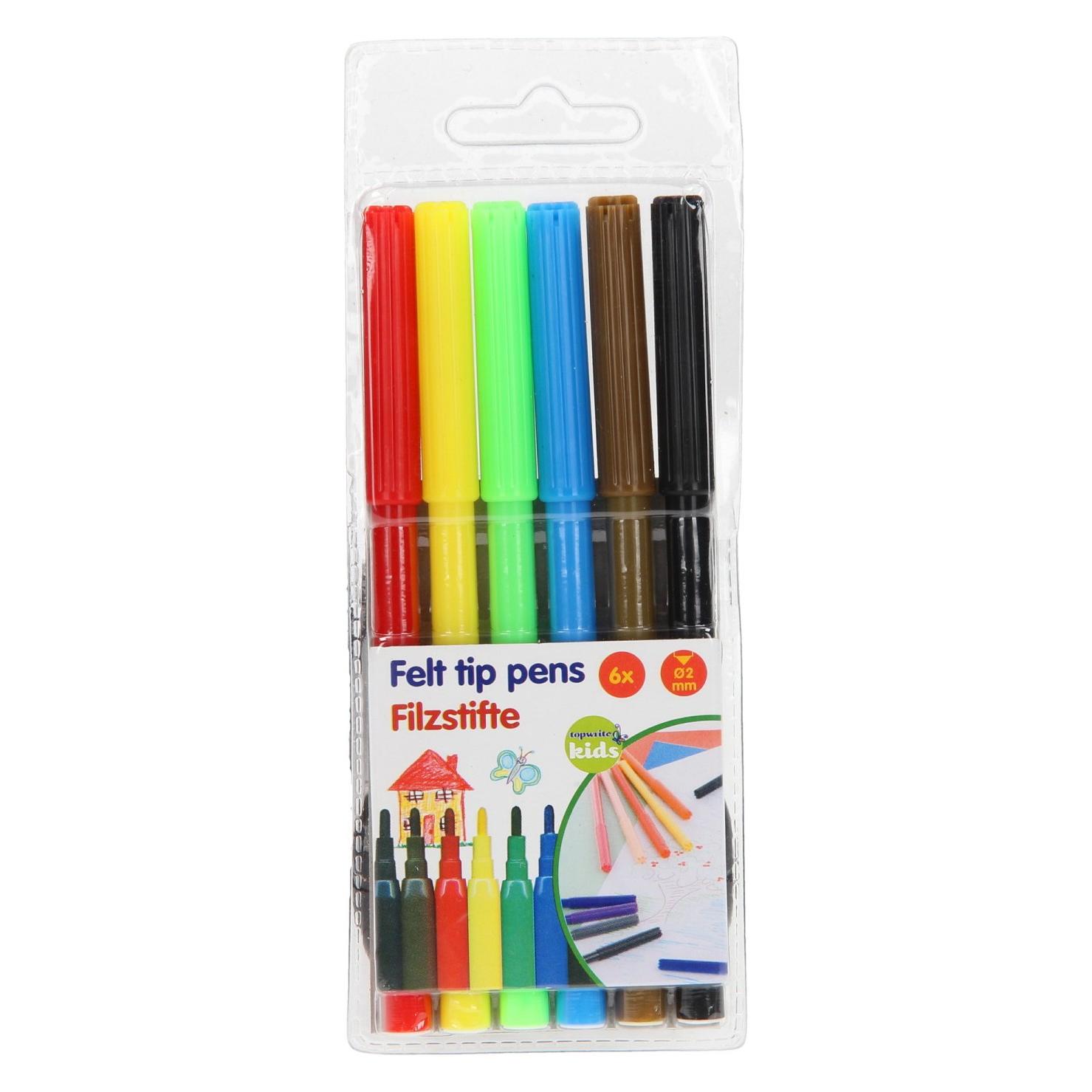 Topwrite Kids Filzstifte Normale Spitze (6x) (8711252521015)