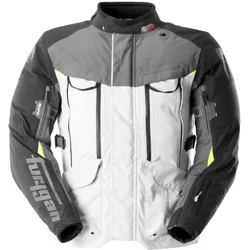 Furygan Challenger 3C Primaloft, Textiljacke wasserdicht - Grau/Weiß/Neon-Gelb - M