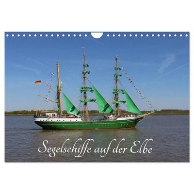 Segelschiffe auf der Elbe (Wandkalender 2027 DIN A4 quer), CALVENDO Monatskalender