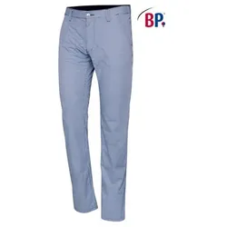 Chinohose für Herren 1735 930 blau/weiß Pepita, Größe 50n - blau/weiß - 50n