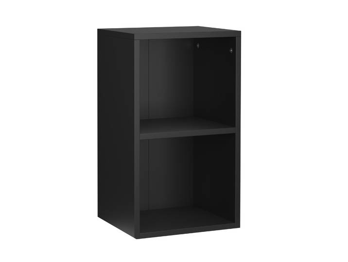 Bücherregal TAINARA 2 Fächer 30 x 54 cm schwarz