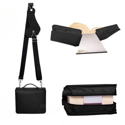 Buchhüllen-Tasche - schwarz, von SKIN Barth & Bauer E. K., SKIN von Barth & Bauer