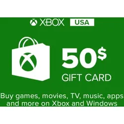 XBOX Geschenkkarte 50$