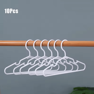 Inspire Curations 10 Or 20Pcs Non Slip Kids Clothes Hangers For Closet 10pcs White