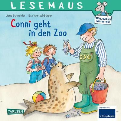 LESEMAUS 59: Conni geht in den Zoo, Taschenbuch von Liane Schneider, Carlsen, 978-3-551-08959-5