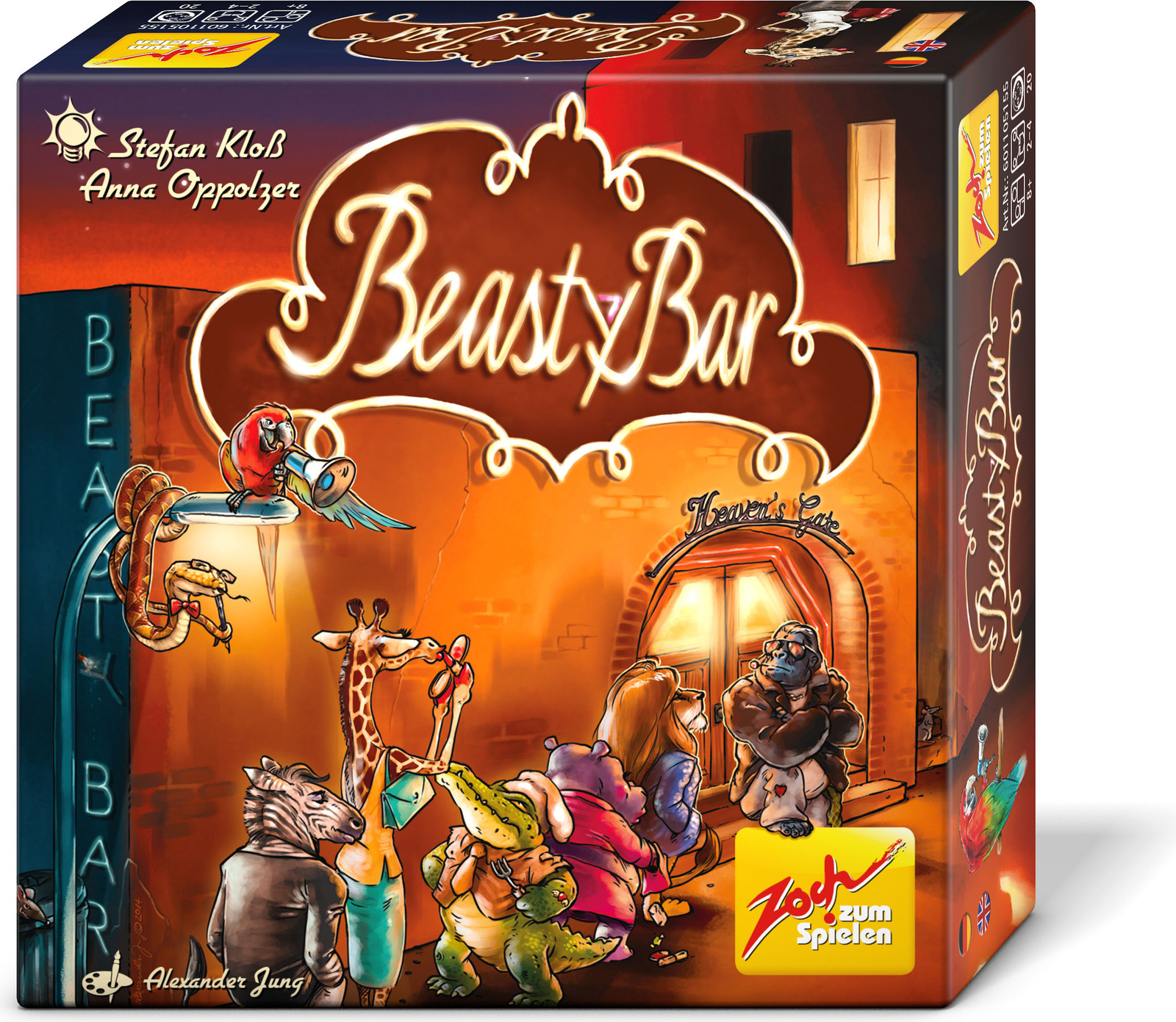 Simba Toys Zoch Beasty Bar 601105155 - Dierenwedstrijdspel voor 2-4 spelers vanaf 8 jaar