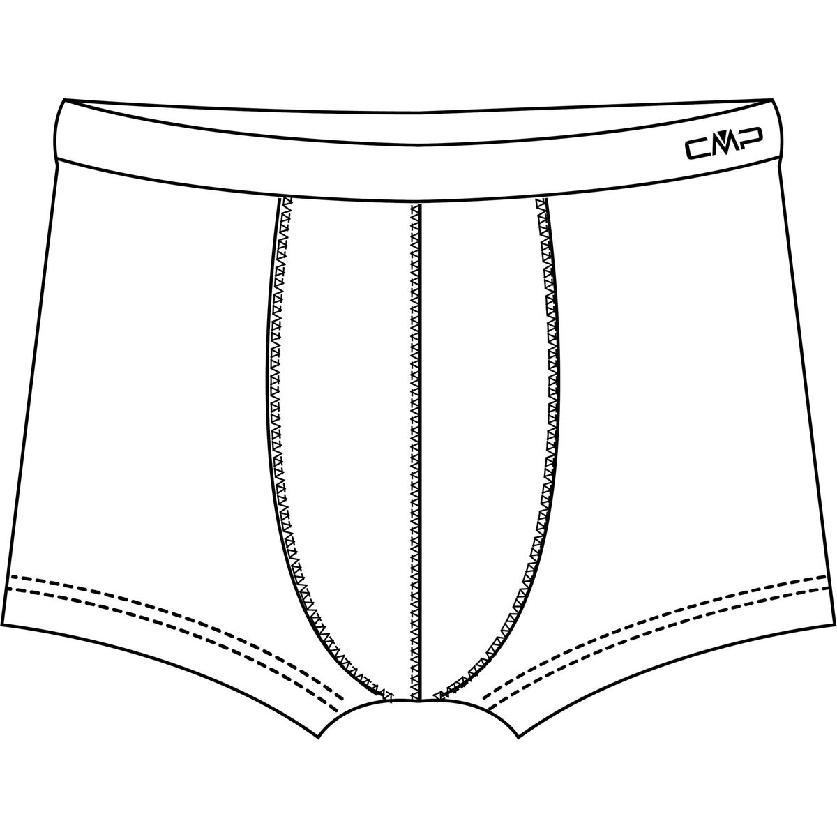 CMP MAN Underwear Boxer bianco (A001) S 3Y92547-A001-S