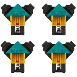 wolfcraft, Schraubstock + Zwinge, Projekt-Set „Rechtwinkliges Spannen“ (22 mm)