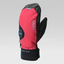 UYN Yeti Fäustlinge P484 - pink yarrow/black XS