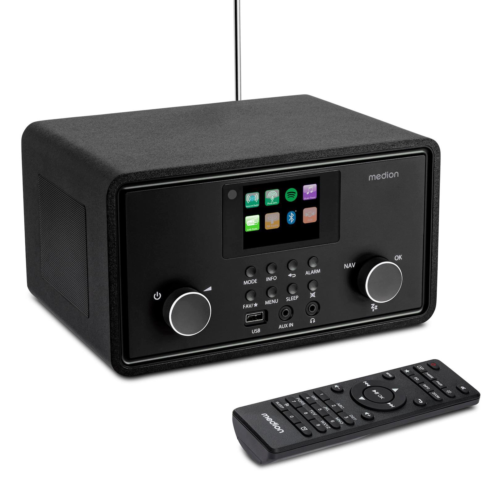 Medion MD 88069 Internetradio schwarz 50078308