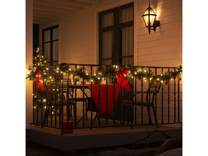 2er-Set LED-Lichterkette mit 40 LEDs für innen & aussen, IP44, warmweiss, 3 m